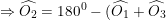 \small \Rightarrow \widehat{O_2}=180^0-(\widehat{O_1}+\widehat{O_3})
